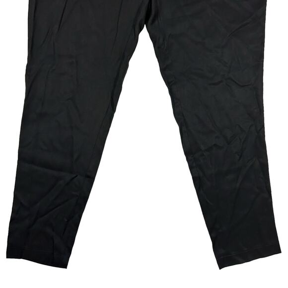 Vetta Size XS Cigarette Pant Timeless Capsule Tencel Side Zip USA Black NEW - Picture 3 of 11